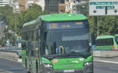 Los autobuses verdes de Fuente Carrantona